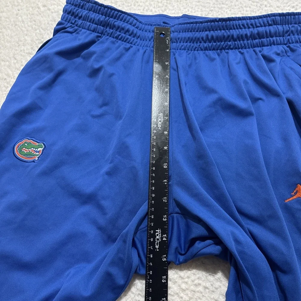 Jordan X Florida Gators Blue Performance Men's Zipper Athletic Sweatpants Sz 3XL